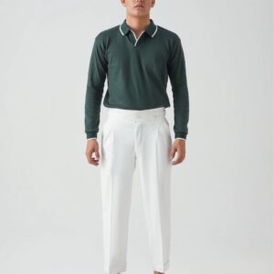 CLASSIC FULL SLEEVES POLO - GREEN
